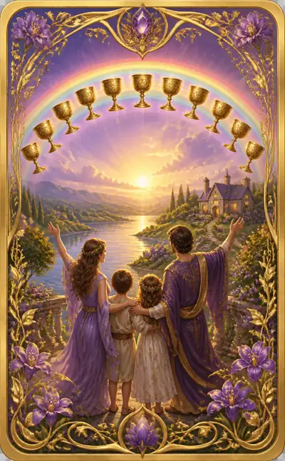 Tarotkortet Tia i bägare