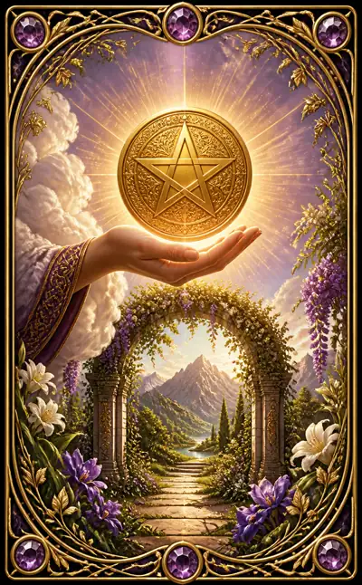 Tarotkortet Ess i mynt