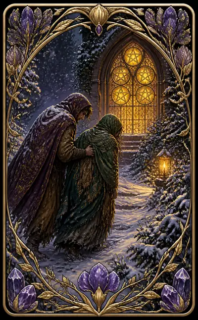 Tarotkortet Femma i mynt