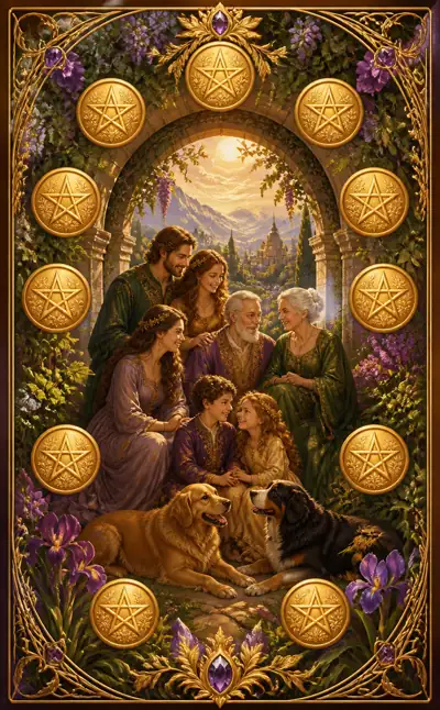 Tarotkortet Tia i mynt