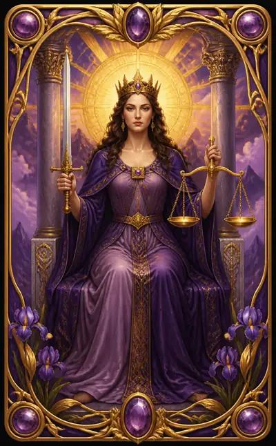 Tarotkortet Rättvisan