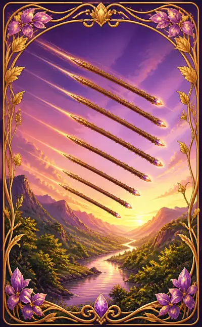 Tarotkortet Åtta i stavar