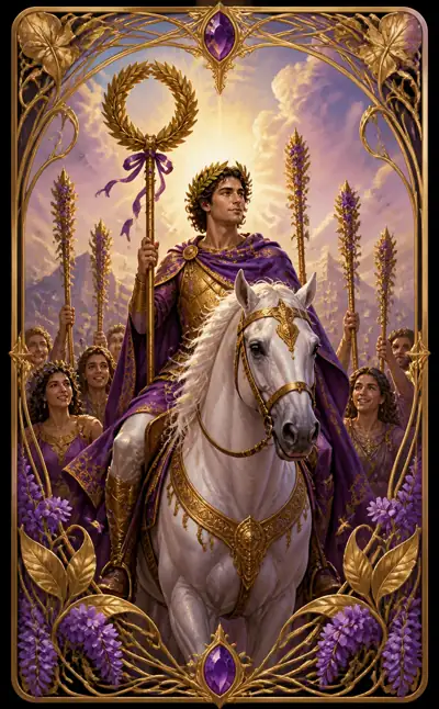 Tarotkortet Sexa i stavar