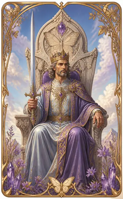 Tarotkortet Kung i svärd
