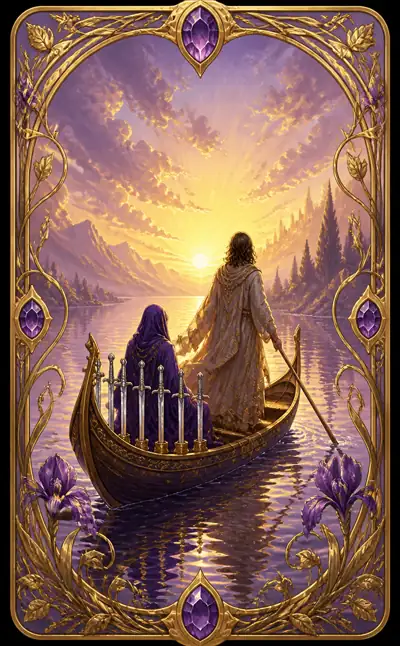 Tarotkortet Sexa i svärd