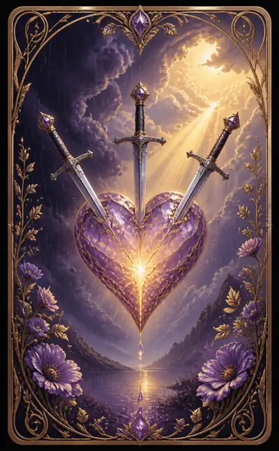 Tarotkortet Trea i svärd